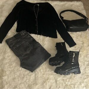 Grunge H&M Divided Button Up Cardigan